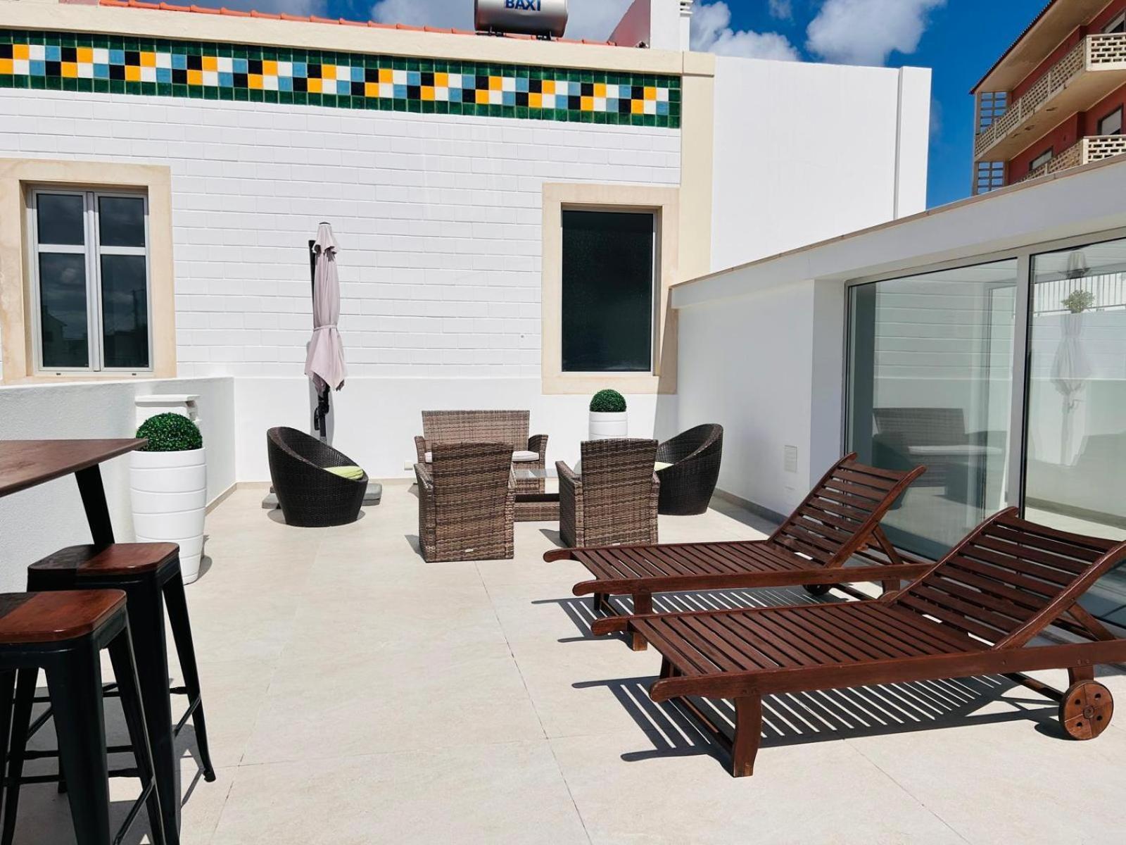 Foz Beach House - Rooftop & Sea View Foz do Arelho Exterior photo
